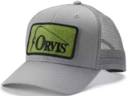 Orvis Ripstop Covert Trucker Hat - Grey/Green