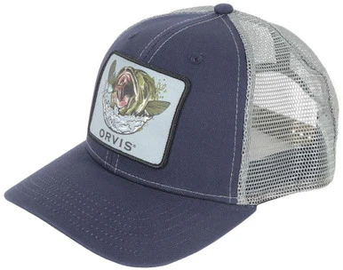 Orvis Largemouth Navy Trucker Hat 3 Orvis Largemouth Navy Trucker Hat