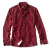 Orvis Chambray Plaid Work Shirt - Cardinal/Black - X-Large 2 Orvis Chambray Plaid Work Shirt - Cardinal/Black - X-Large -Orvis orvis chambray plaid work shirt cardinal black xl 30385.1651422697.386.513