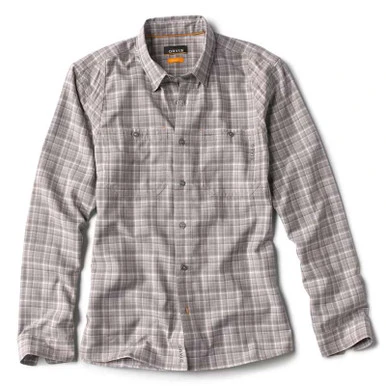 Orvis Chambray Plaid Work Shirt - Dusk - 2X-Large 3 Orvis Chambray Plaid Work Shirt - Dusk - 2X-Large