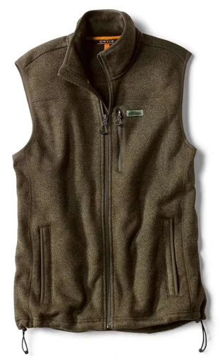 Orvis Recycled Sweater Fleece Vest - Tarragon 3 Orvis Recycled Sweater Fleece Vest - Tarragon