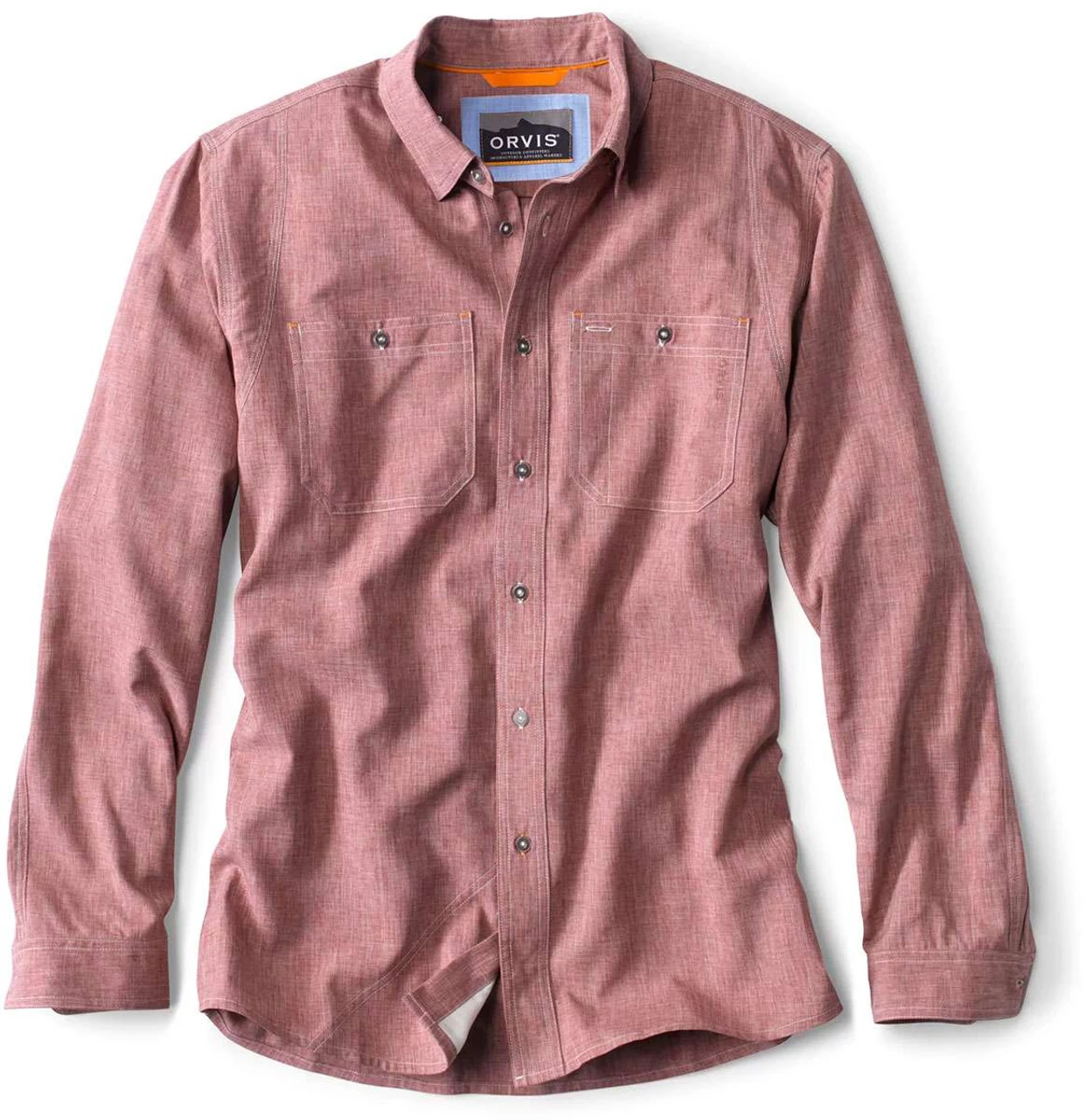 Orvis Tech Chambray Long Sleeve Work Shirt 4 Orvis Tech Chambray Long Sleeve Work Shirt - Image 2