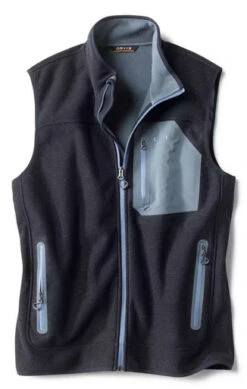 Orvis Windproof Sweater Fleece Vest - Navy - Medium